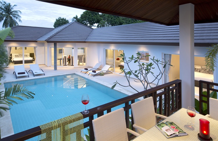 3 Bed house in Choengmon - pool from Sala